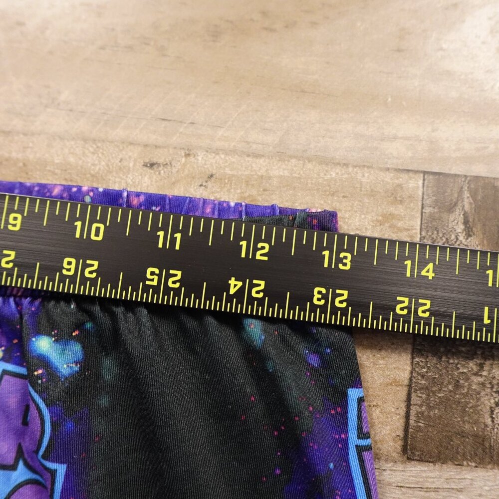 Star Wars astral pajama leggings Darth Vader women's medium black purple Disney - Picture 6 of 11